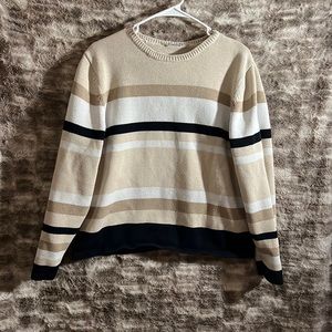 Multi color striped sweater